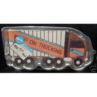  Wilton Cake Pan 18 Wheeler Truck/Tractor Trailer/Moving 
