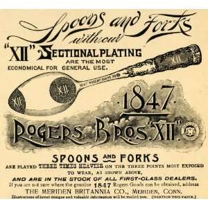  1893 Ad Meriden Britannia Co. 1847 Rogers Bros Silverware 