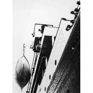  View of Titanic Lifeboat From Dock 1912 Historic 8 1 /2 X 