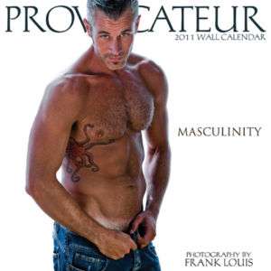 PROVOCATEUR 2011 MASCULINITY WALL CALENDAR MUSCLE HUNKS  