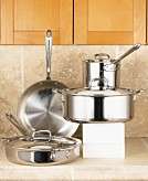    All Clad Stainless 7 Piece Cookware Set  