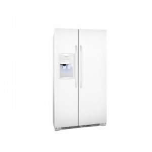   33 In. White Freestanding Side By Side Refrigerator Appliances