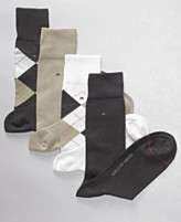 Tommy Hilfiger Socks, 4 Pack Providence Argyle and Solid