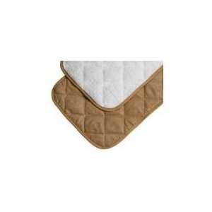 PACK DELUXE QUILTED REVERSIBLE MAT, Color TAN/WHITE; Size 34 X 21 