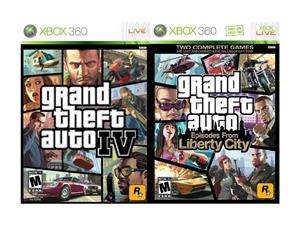 Grand Theft Auto IV/GTA Episodes of Liberty City Bundle Xbox 360 Game 