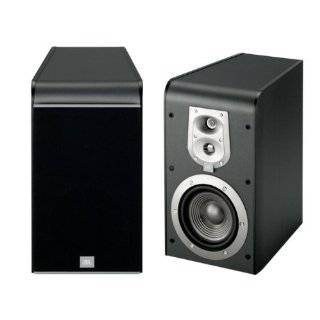 JBL ES20BK 5.25 Inch 3 Way Bookshelf Speaker (Pair, Black)