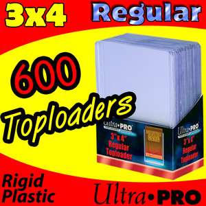 ULTRA PRO 3x4 REGULAR TOPLOADS CARD STORAGE 81222  600   