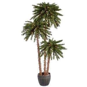  Vickerman 21673   4 5 7 Potted Palm Trees Dura lit 650CL 