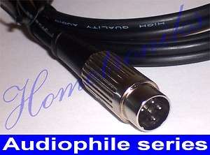 AUDIOPHILE PRO 4 PIN DIN INTERCONNECT FOR THE QUAD 33/44/303/405   1.5 