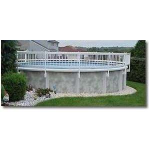  Vinyl Works Above Ground Resin Fence Kits Patio, Lawn 