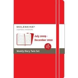   Notebook Moleskine weekly planner Book 2010 calendar
