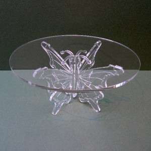 BUTTERFLY ACRYLIC WEDDING PARTY CAKE DISPLAY STAND (B)  