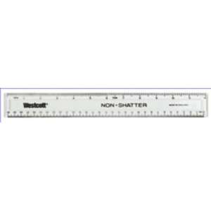    ACM45011   Westcott Shatterproof Plastic Ruler