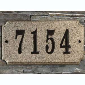   Address Plaques Solid Granite Executive Rectangle Address Office