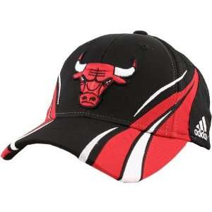 adidas Chicago Bulls Black Spiral Colorblock Hat Sports 