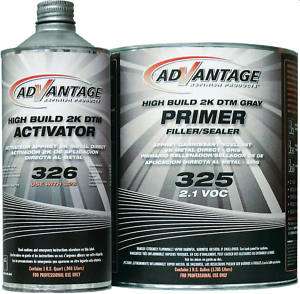 ADVANTAGE 325 HIGH BUILD 2K GRAY DTM PRIMER FILLER/ Qt  