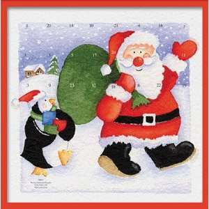 Advent Calendar   Waving Santa