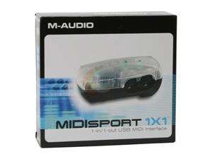    M AUDIO MIDISPORT 1x1 1 In 1 Out USB Bus Powered MIDI 