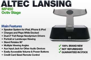 ALTEC LANSING MP450 Octiv Stage Speaker and Charging Dock  