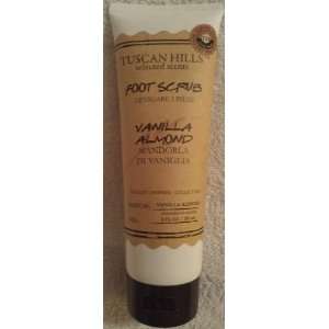  Tuscan Hills Body Scrub Vanilla Almond Scent 100% Natural 