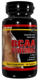 BCAA PowerMax   Branched Chain Amino Acids   90 Caps  