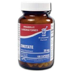 Anabolic Laboratories Zinotate 30 mg 100 Capsules