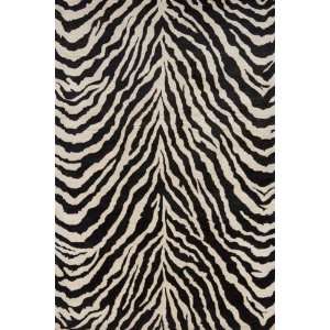 Serengeti Zebra Animal Print Wool Hand Tufted Area Rug 5 