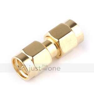   To Male Plug Electronic Straight RF Crimp Connector Antenna Adapter