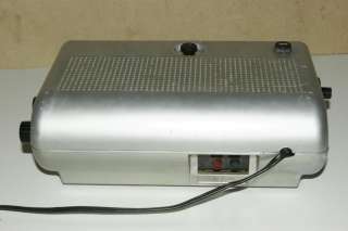 Vintage Silver Panasonic Flip Clock AM/FM Radio Model RC 6253  