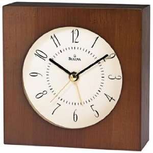  Byron Bamboo Case 4 1/4 Wide Bulova Alarm Clock