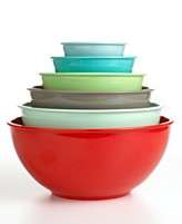 Martha Stewart Collection Mixing Bowls, Set of 6 Melamine