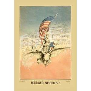  Vintage Art Forward America   21035 4