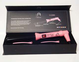 LE ANGELIQUE 13 25mm CERAMIC CURLING IRON, NEW, Pink  