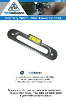 Steel Hawse Fairlead Recovery Winch NEW   9500lb, 10000lb, 12000lb 