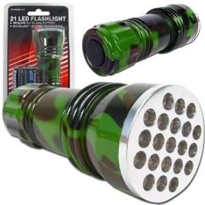  21 LED Camo Color Flashlight