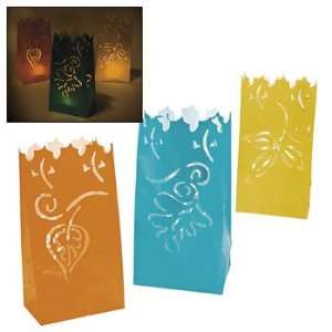 Autumn Leaves Luminary Bags   Party Decorations & Yard Decor