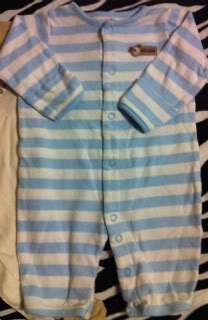 Carters Baby Boy Sleeper Pajama Onesie Lot 3m Onepiece Footed Outfit 