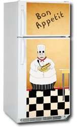 Appliance Art Chef Pet Refrigerator Magnet Cover T&B  