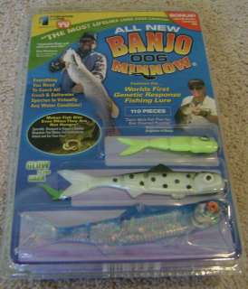 BANJO 006 MINNOW Genetic Fishing Lure 110 Pieces AS SEEN ON TV Ship 