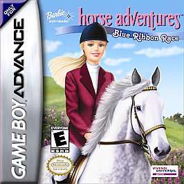 Barbie Horse Adventures Blue Ribbon Race Nintendo Game Boy Advance 