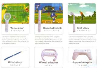 in 1 Sports Pack Golf bat for Nintendo Wii US GAME031  