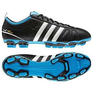 Adidas ADINOVA IV 4 Soccer Cleats Mens Shoes Black Light Blue Zero MTL 