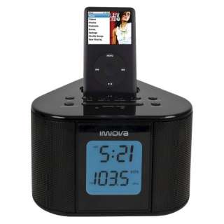 Dock your iPod on this stylish black docking station by Innova. Wake 