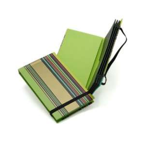   Stripes Mini Attache & Flip Up Notebook Set