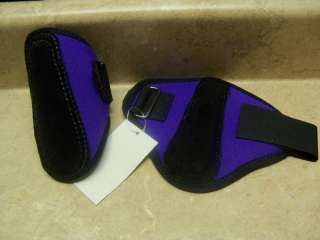 Mini Splint Boots Miniature Pony Horse Purple Black  