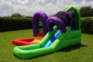 Wet Water Slide Bounce House Inflatable Bouncer Slide Moonwalk Jumper 
