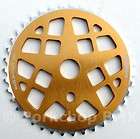 mongoose motomag bmx bicycle chainwheel 39t made in usa gold
