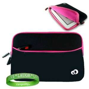 Jet Black with Neon Pink Barnes and Noble NOOK ebook reader Carrying 