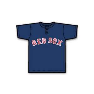  Red Sox Baseball Uniform Placket Jersey