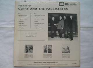 GERRY AND THE PACEMAKERS The Hits of MONO CANADA Capitol 6000 Series 